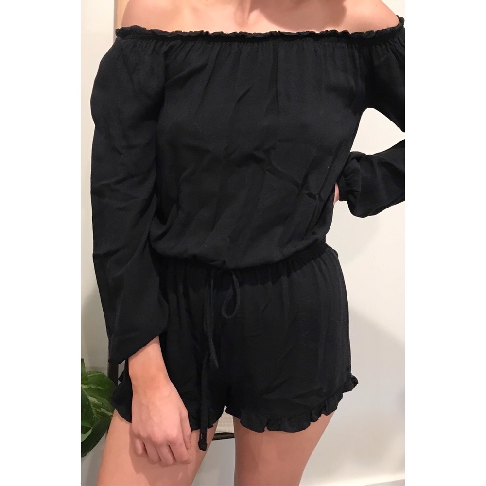 Brandy Melville off the shoulder romper! I LOVE!!